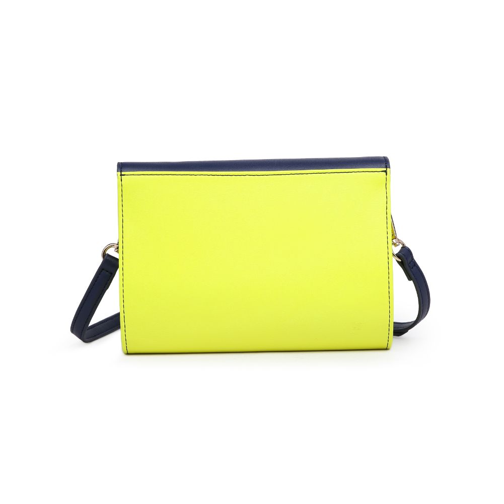 Woman wearing Neon Yellow Urban Expressions Adea Crossbody NA-840611167033 View 7 | Neon Yellow