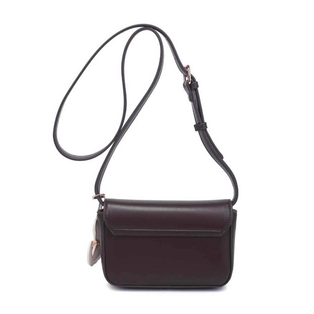 Product Image of Urban Expressions Bixel Crossbody 818209019521 View 3 | Chocolate