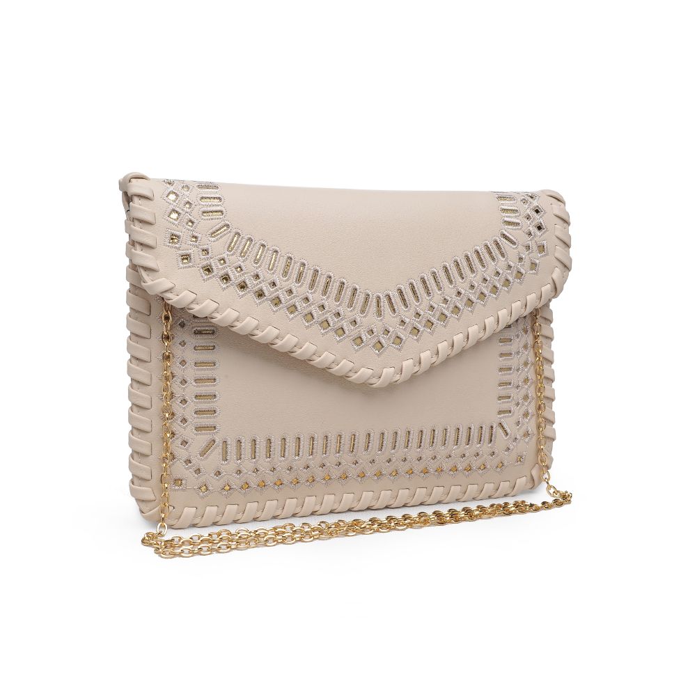 Product Image of Urban Expressions Spencer Clutch NA-840611164292 View 2 | Ivory