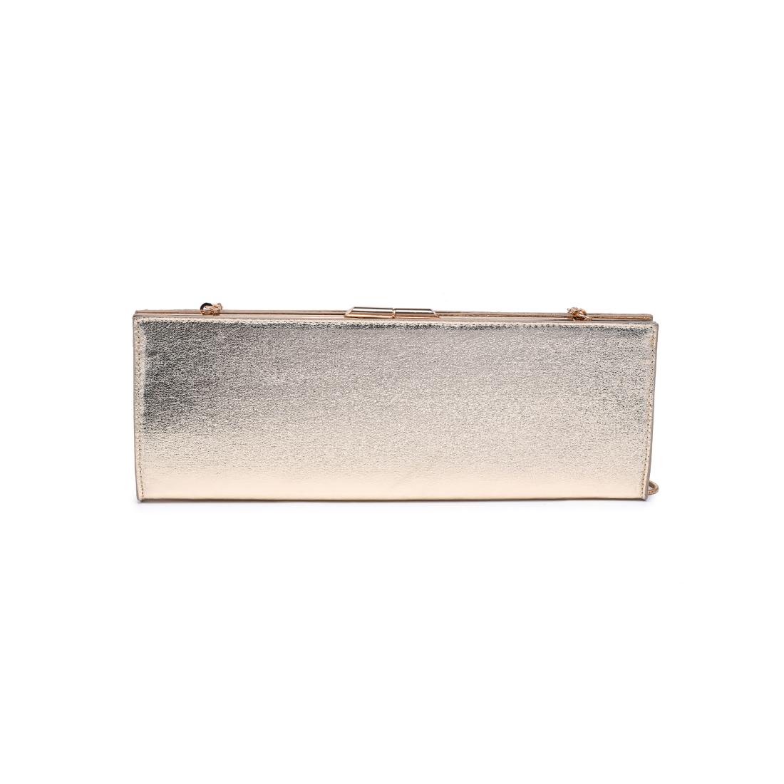 Urban Expressions Nazlee - Met Clutch 840504212666 View 7 | Gold