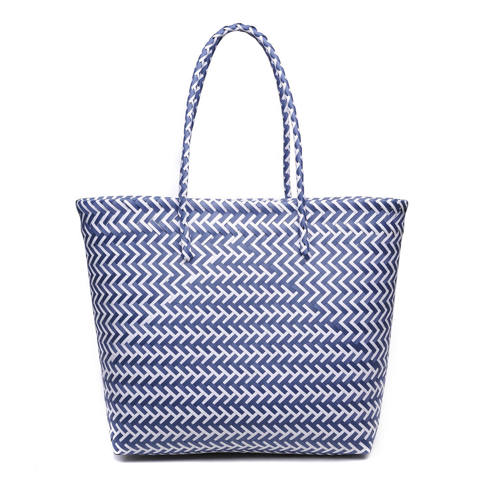 Product Image of Urban Expressions Palomas Tote NA-840611162144 View 3 | Navy White