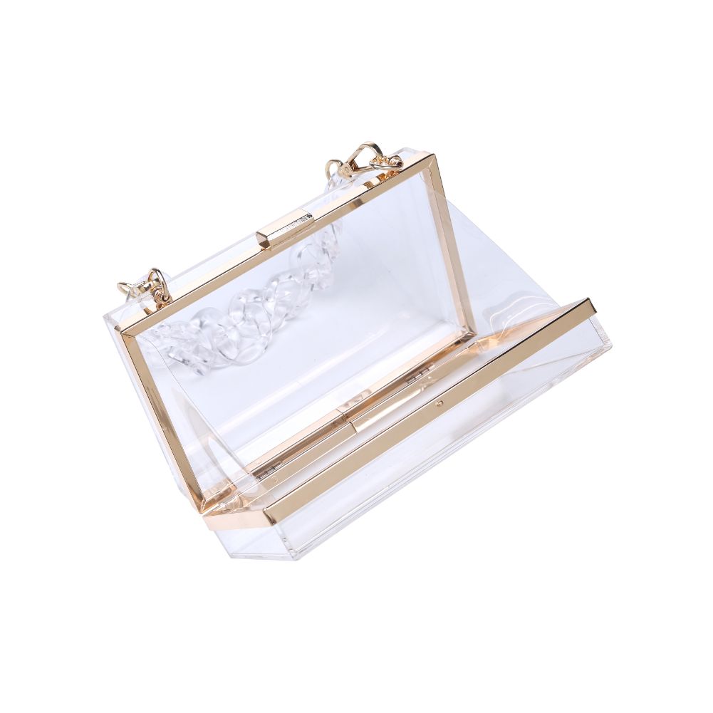 Product Image of Urban Expressions Lizzo Evening Bag 840611168344 View 4 | Clear
