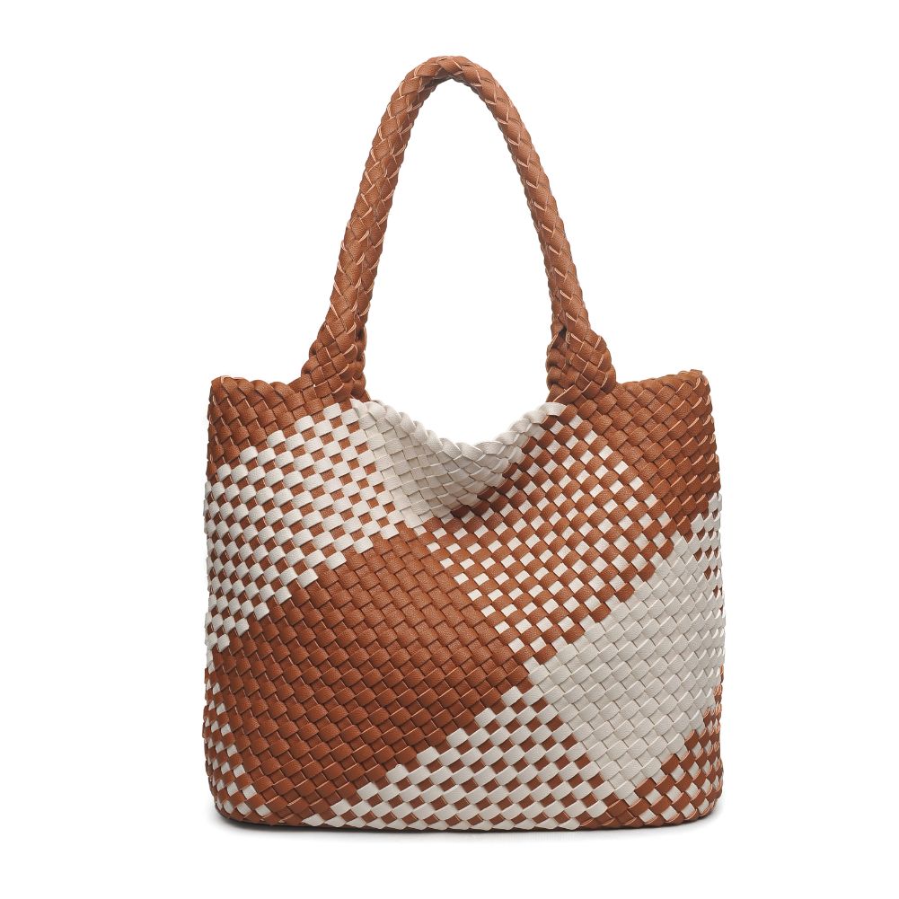 Product Image of Urban Expressions Cebu Tote 840611170767 View 1 | Tan Cream