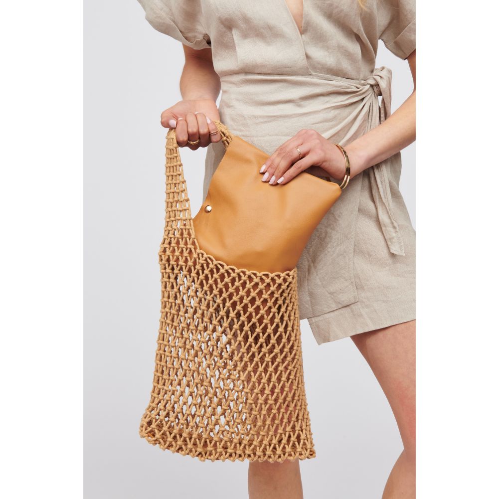Woman wearing Natural Urban Expressions Antigua Tote 818209016018 View 4 | Natural
