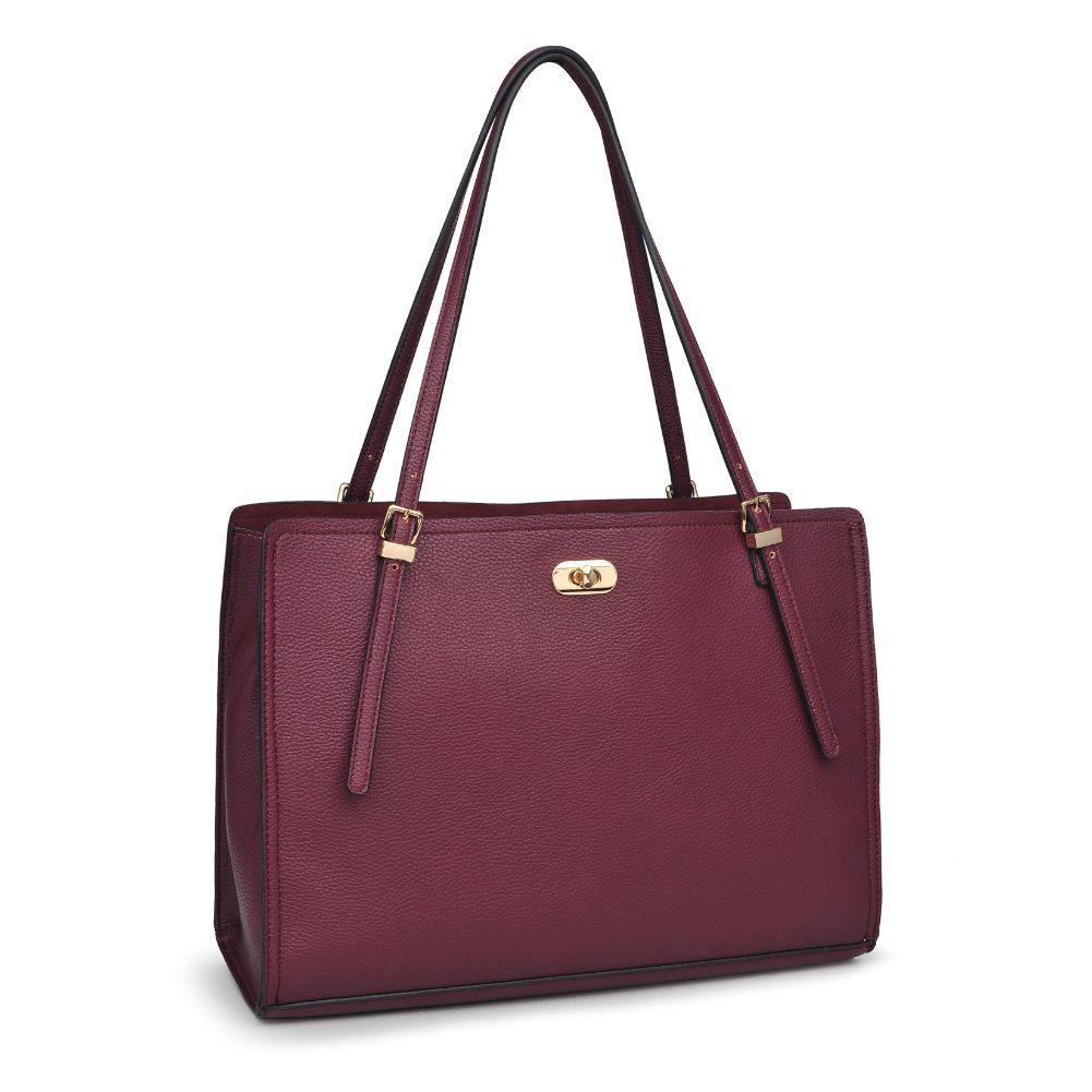 Product Image of Urban Expressions Tanya Tote NA-840611166326 View 2 | Burgundy