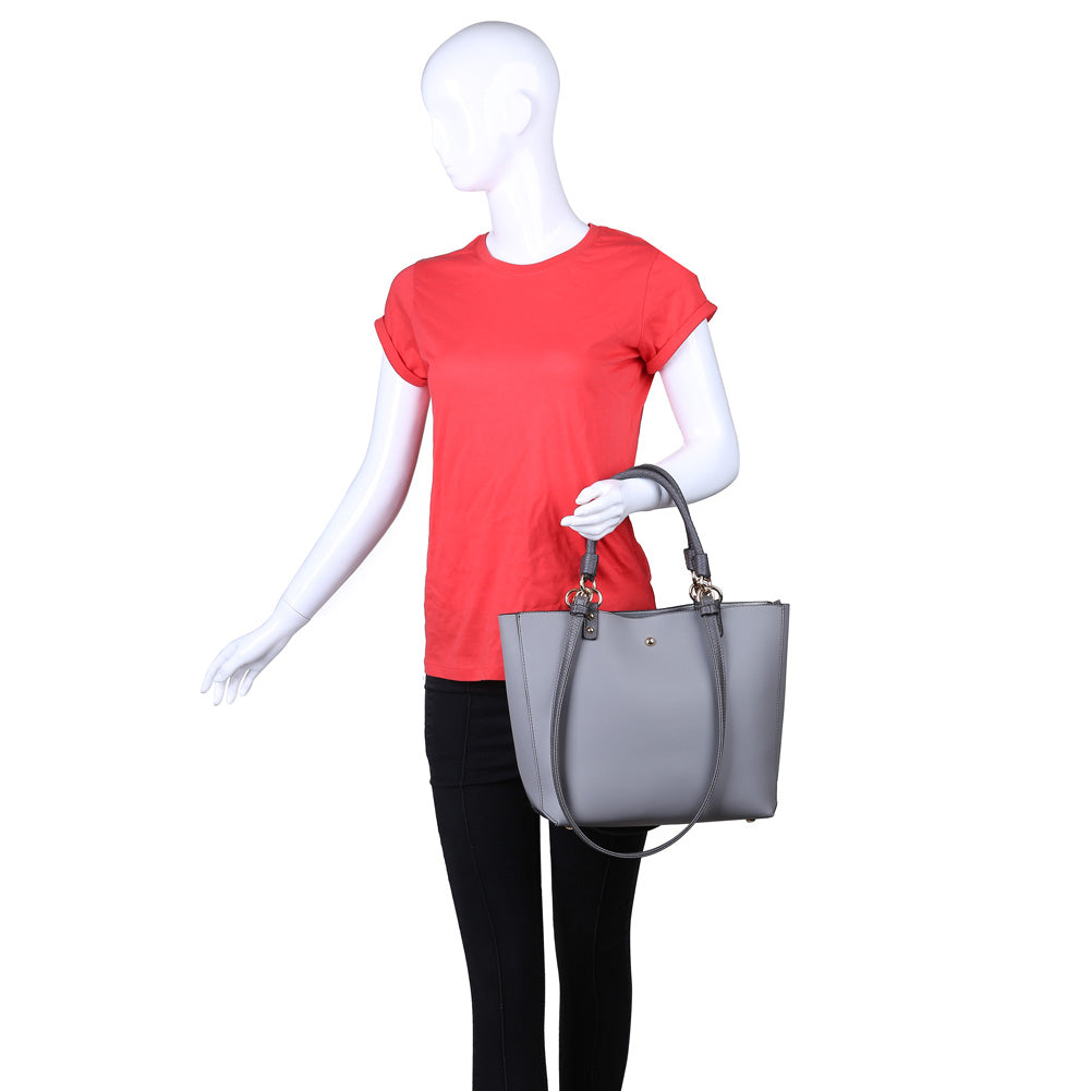 Product Image of Urban Expressions Teri Tote NA-840611151964 View 5 | Grey