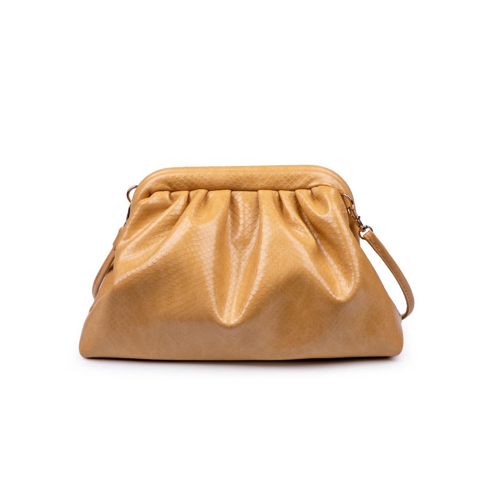 Product Image of Urban Expressions Mable Snake Crossbody 840611175915 View 3 | Custard