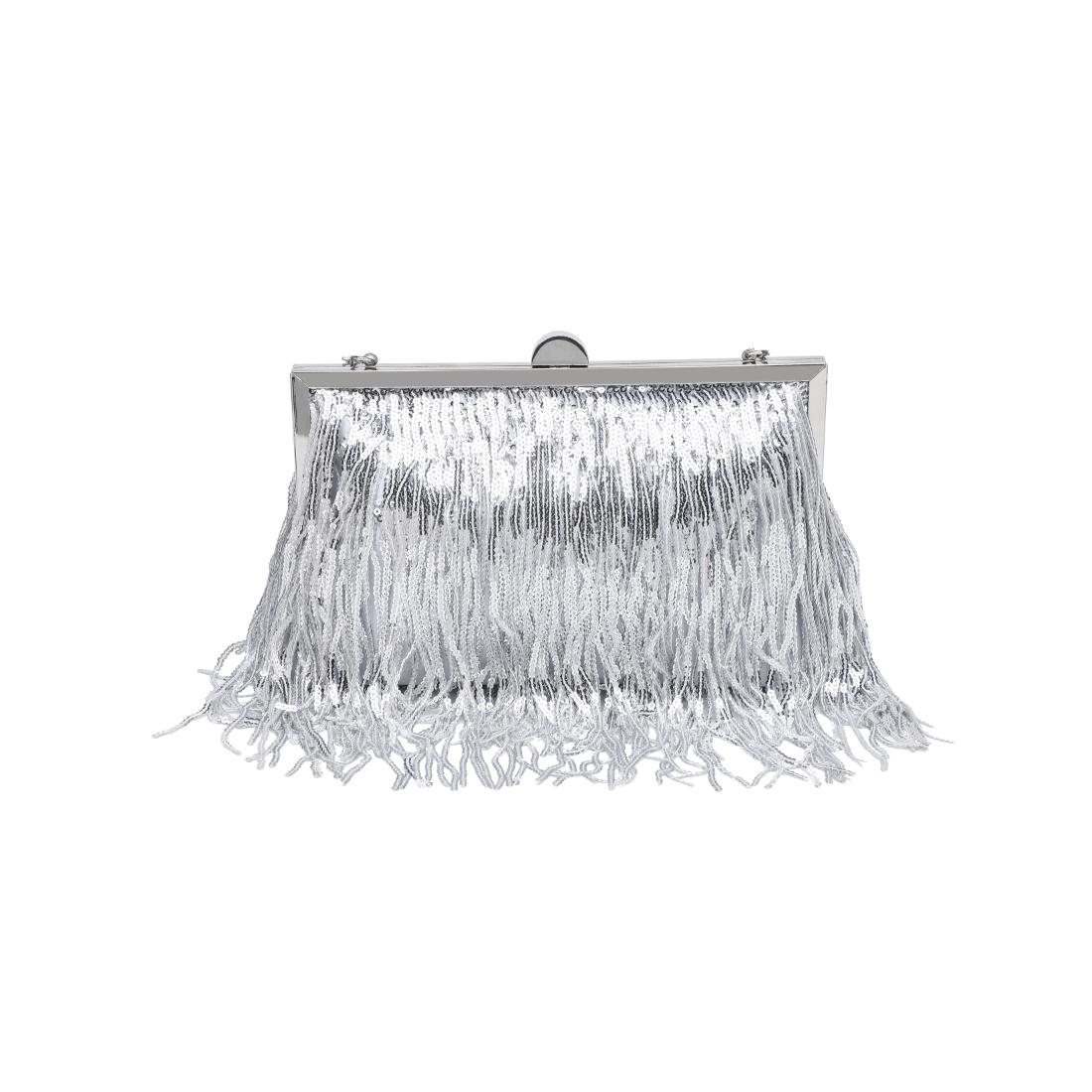 Urban Expressions Celestia Evening Bag 840504206474 View 7 | Silver