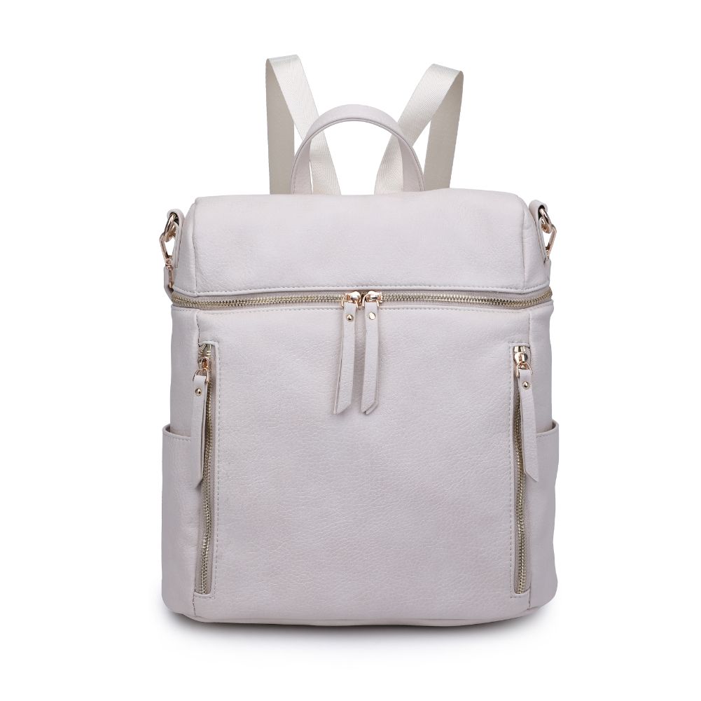 Product Image of Urban Expressions Jefferson Backpack 840611179760 View 5 | Cream