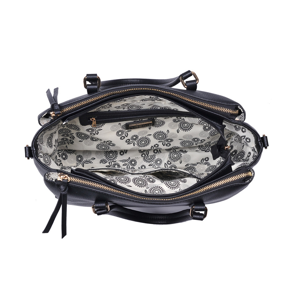 Product Image of Urban Expressions Lori Satchel NA-840611160140 View 4 | Black