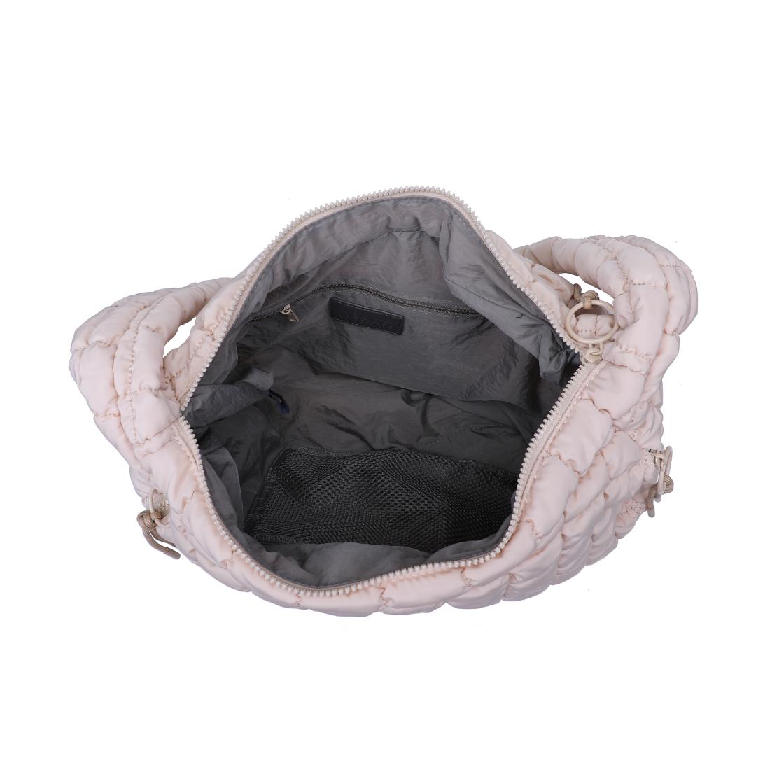 Product Image of Urban Expressions Tamsin - Quilted Puffer Hobo 840611149602 View 4 | Cream