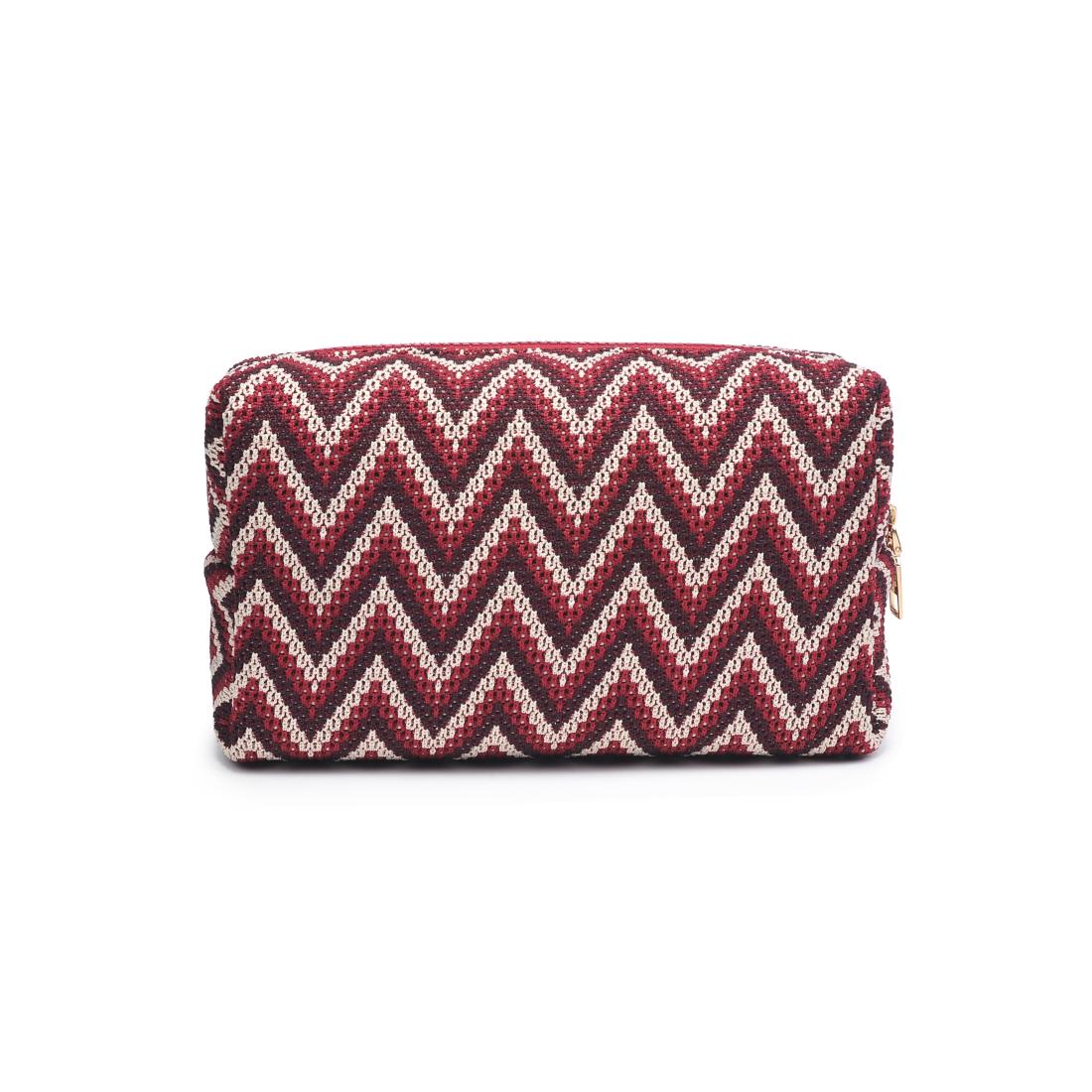 Urban Essentials V-Muse Cosmetic & Travel Organizer Pouch 840611197788 View 7 | Red Multi