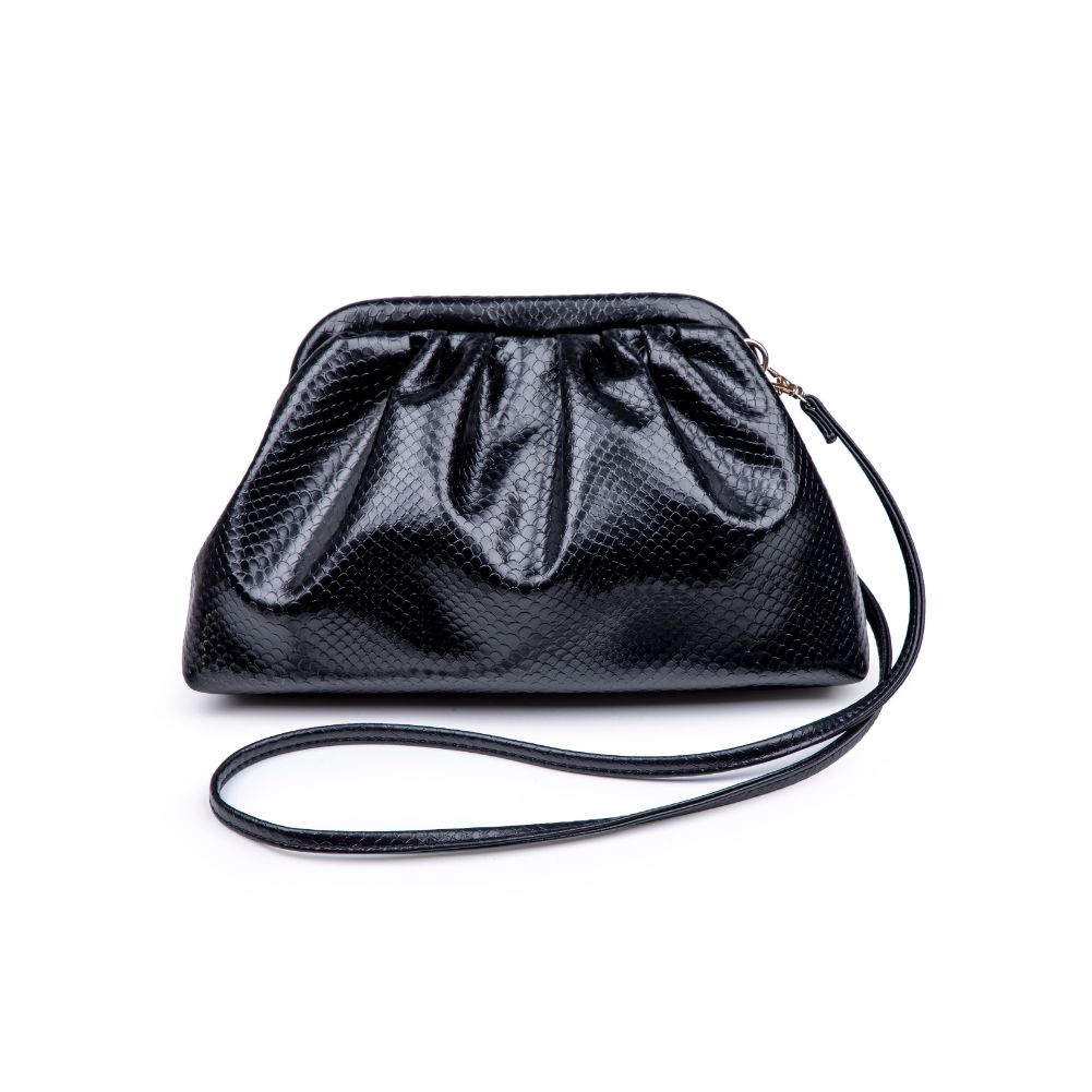 Product Image of Urban Expressions Mable Snake Crossbody 840611175892 View 1 | Black