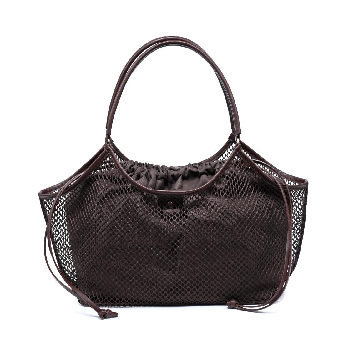 Woman wearing Chocolate Urban Expressions Easton Tote 840504205200 View 5 | Chocolate