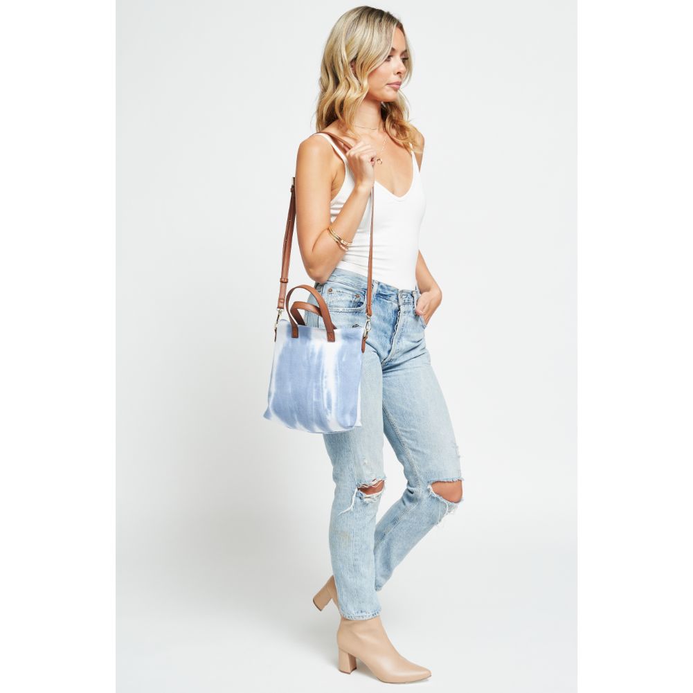 Woman wearing Blue Urban Expressions Hazel Crossbody 840611180155 View 4 | Blue