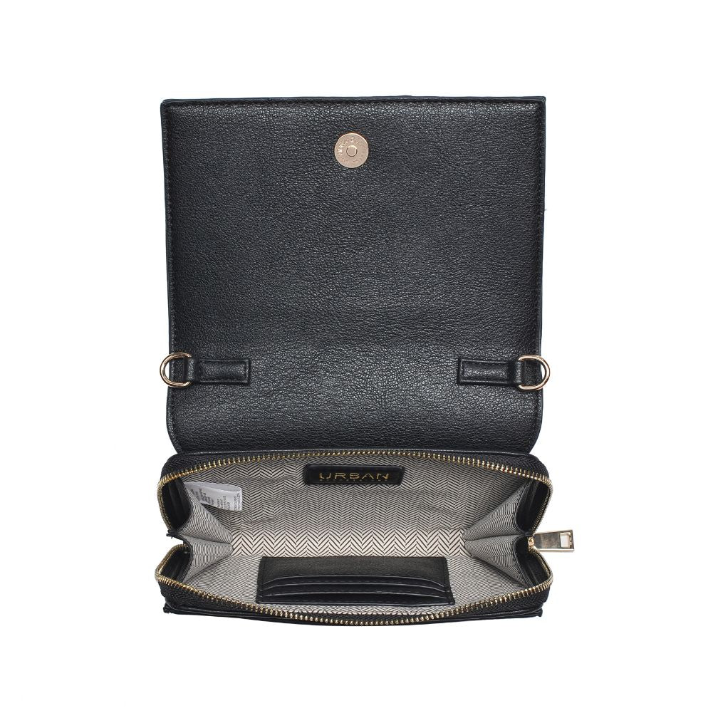 Product Image of Urban Expressions Raelynn Crossbody 840611103895 View 8 | Black