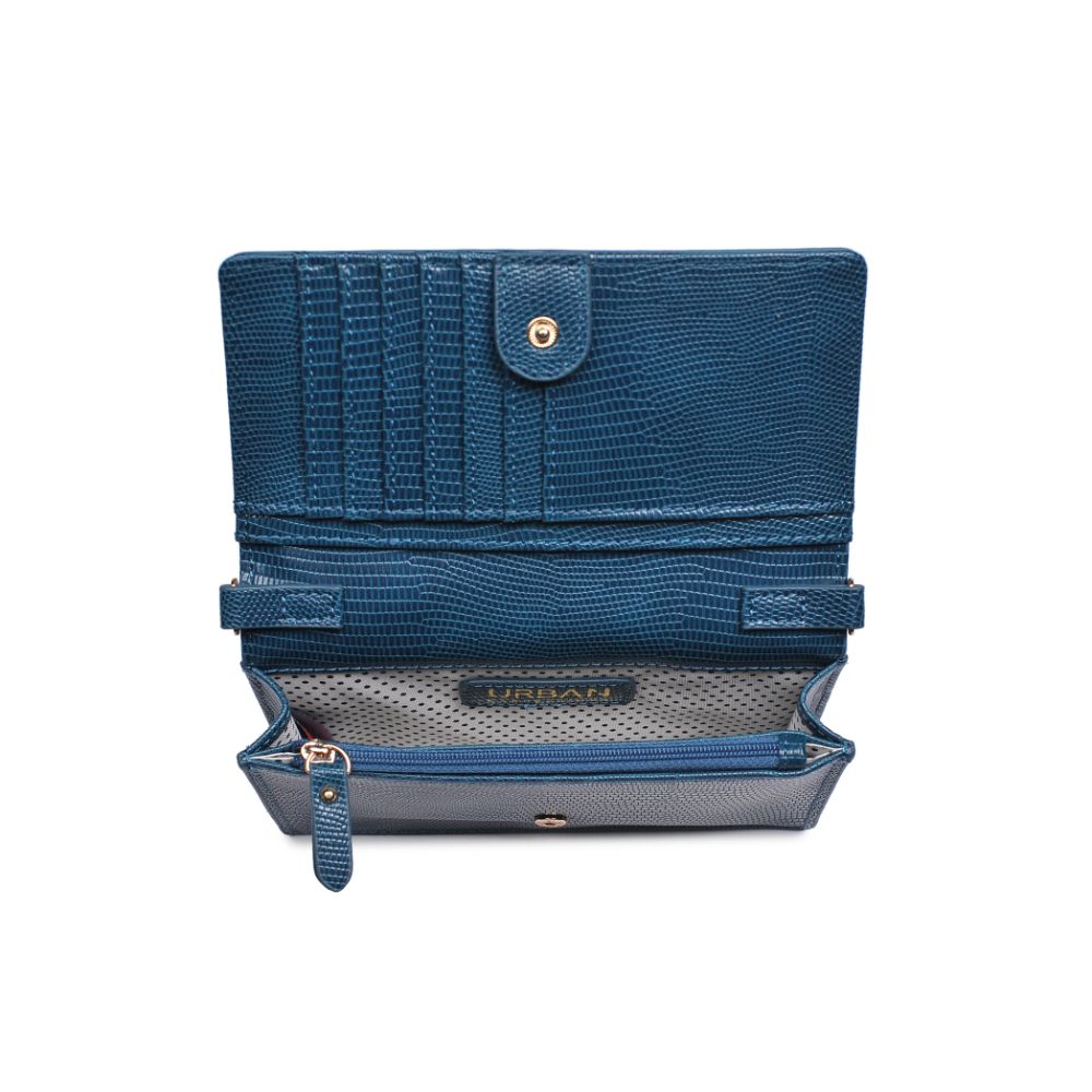 Product Image of Urban Expressions Emma Lizard Crossbody 840611173928 View 4 | Emerald