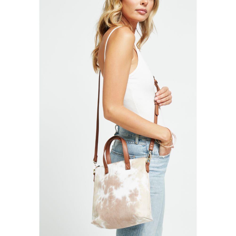 Woman wearing Natural Urban Expressions Hazel Crossbody 840611180162 View 1 | Natural