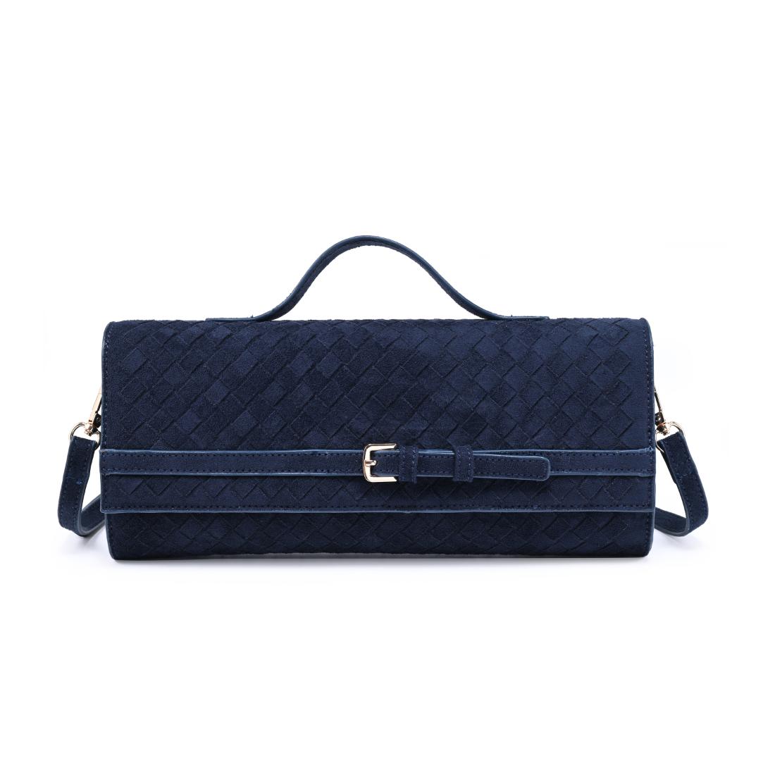 Urban Expressions Emerson - Faux Suede Woven Crossbody 840504216053 View 1 | Midnight