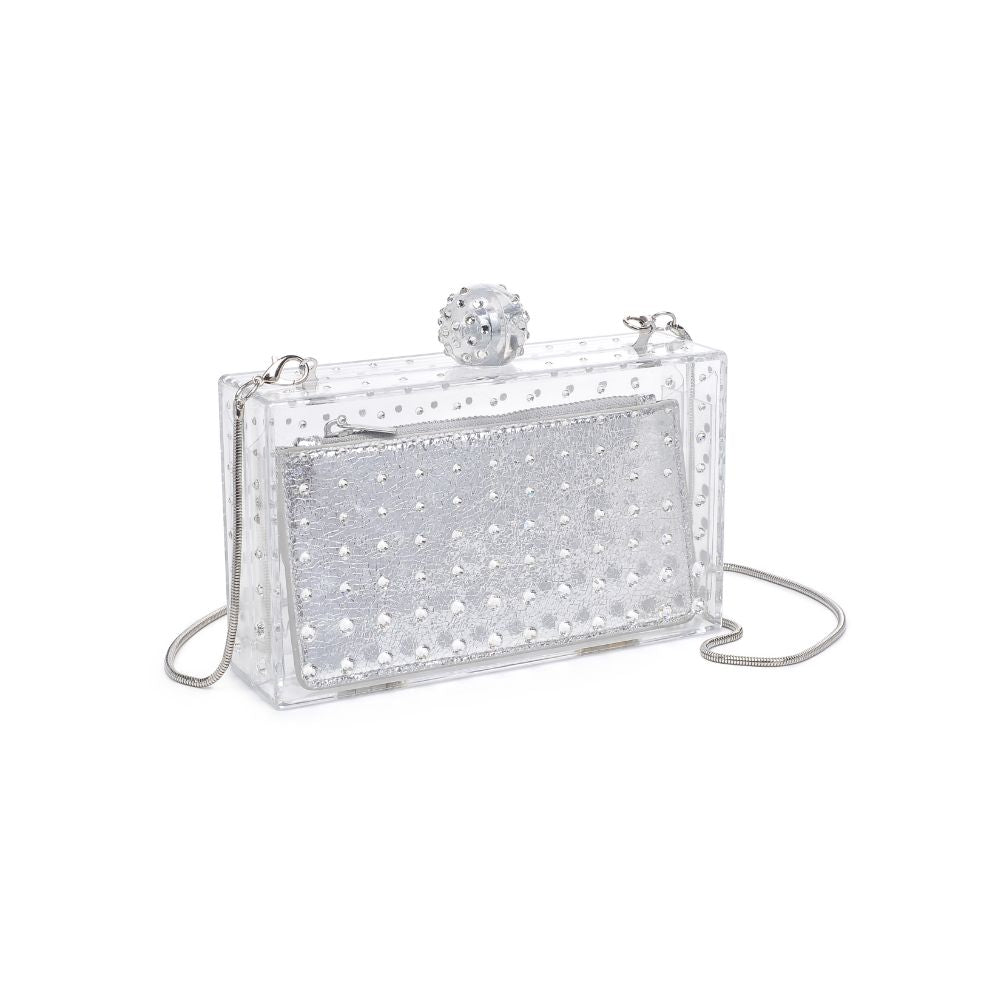 Urban Expressions Melisha Evening Bag 840611112248 View 6 | Clear