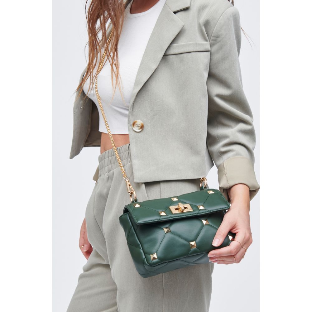 Product Image of Urban Expressions Aiza Crossbody 818209010597 View 5 | Hunter Green