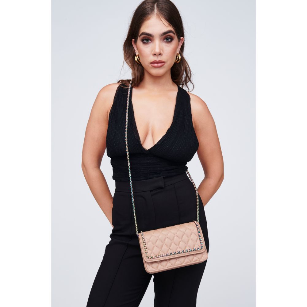 Woman wearing Natural Urban Expressions Maisie Crossbody 818209011556 View 2 | Natural