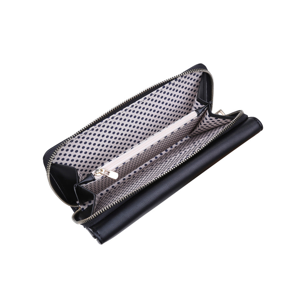 Product Image of Urban Expressions Sophia Wallet NA-840611149619 View 4 | Black