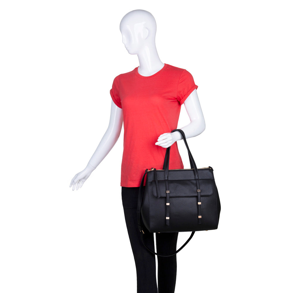 Product Image of Urban Expressions Ambrose Satchel NA-840611161635 View 5 | Black