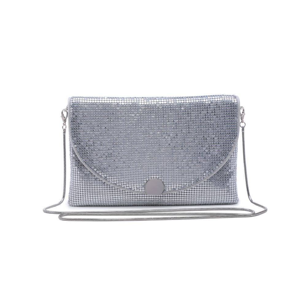Product Image of Urban Expressions Febe Evening Bag 818209011389 View 5 | Silver