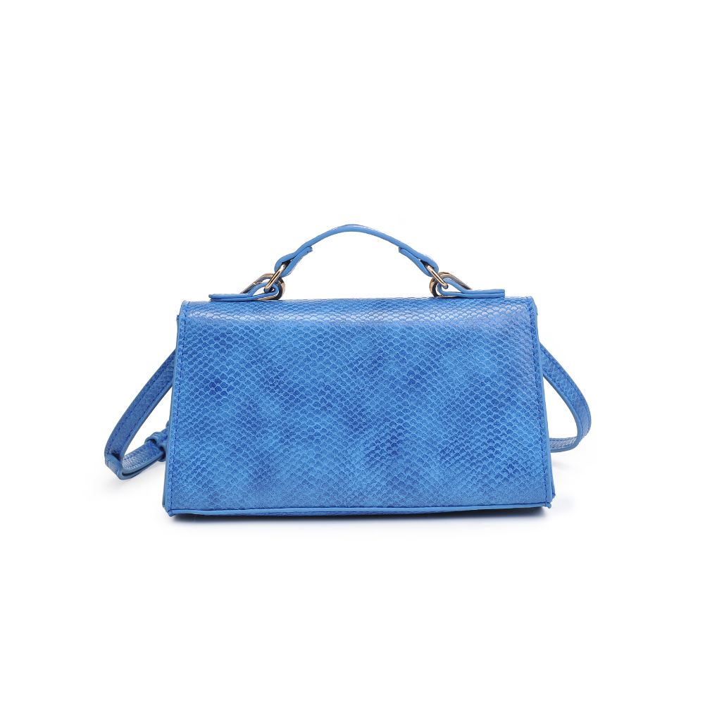 Product Image of Urban Expressions Georgina Snake Crossbody 840611181275 View 7 | Blue