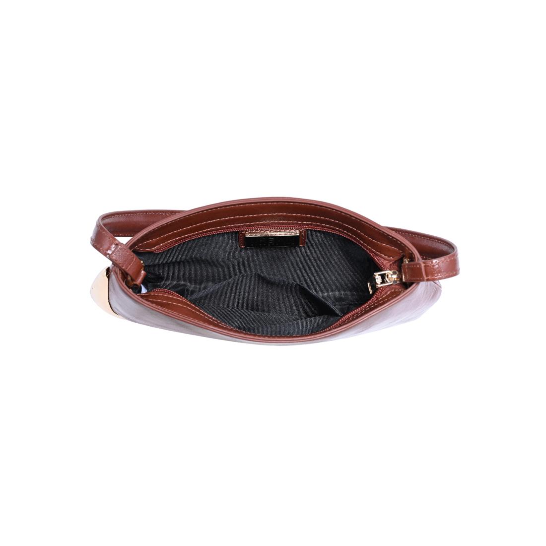 Woman wearing Chocolate Urban Expressions Cooper Shoulder Bag 840504205767 View 9 | Chocolate