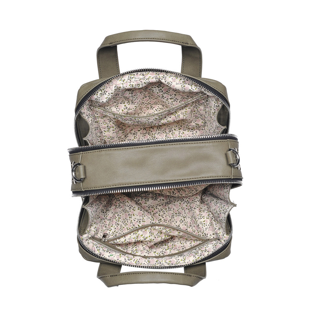 Product Image of Urban Expressions Cody Satchel NA-840611150837 View 4 | Olive