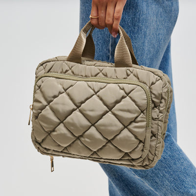 Woman wearing Desert Sage Urban Essentials Cloud Cruiser Travel Organizer 840611197955 View 1 | Desert Sage