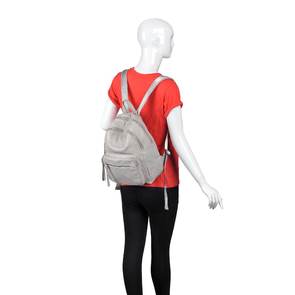 Product Image of Urban Expressions Ellie Backpack NA-840611163172 View 5 | Grey