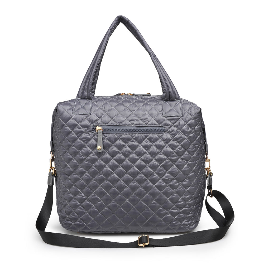 Product Image of Urban Expressions Wanderlust - Large Tote 840611157560 View 3 | Grey