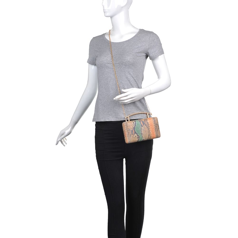 Product Image of Urban Expressions Claudette Evening Bag 840611171757 View 5 | Orange Multi