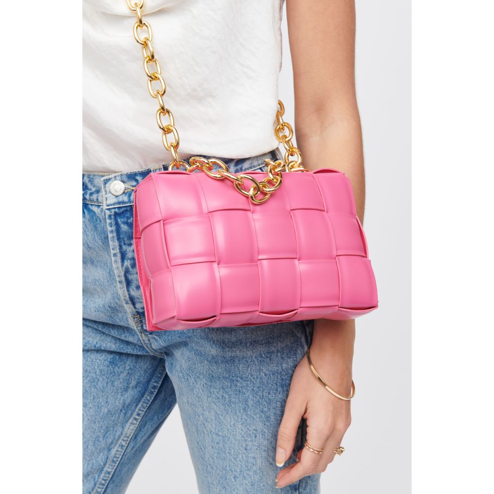 Woman wearing Peony Urban Expressions Ines Crossbody 818209015073 View 1 | Peony