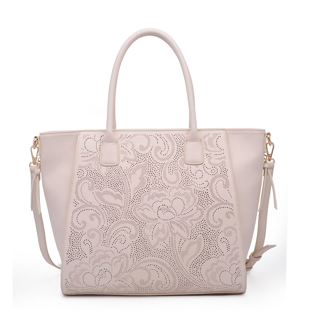 Product Image of Urban Expressions Primrose Tote NA-840611158802 View 1 | Cream