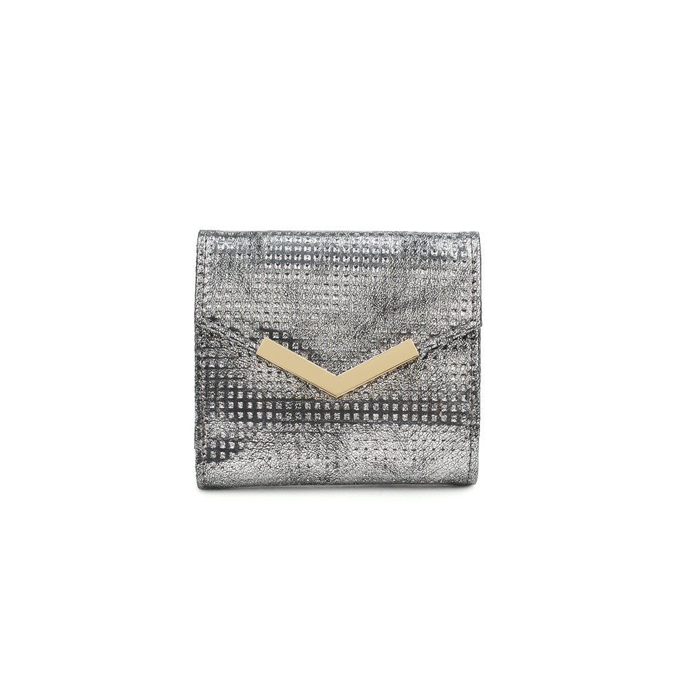 Product Image of Urban Expressions Stormi Wallet NA-840611150394 View 1 | Pewter