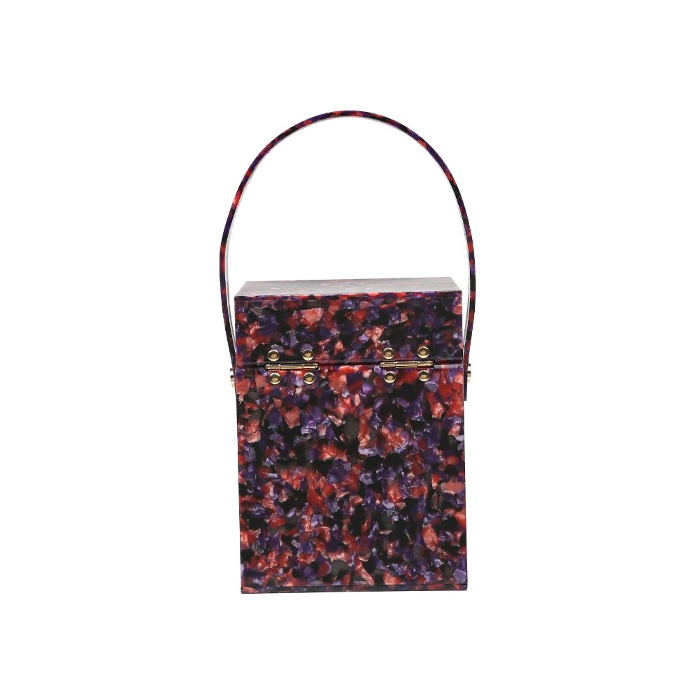 Product Image of Urban Expressions Sienna Evening Bag 840611165749 View 3 | Purple Multi