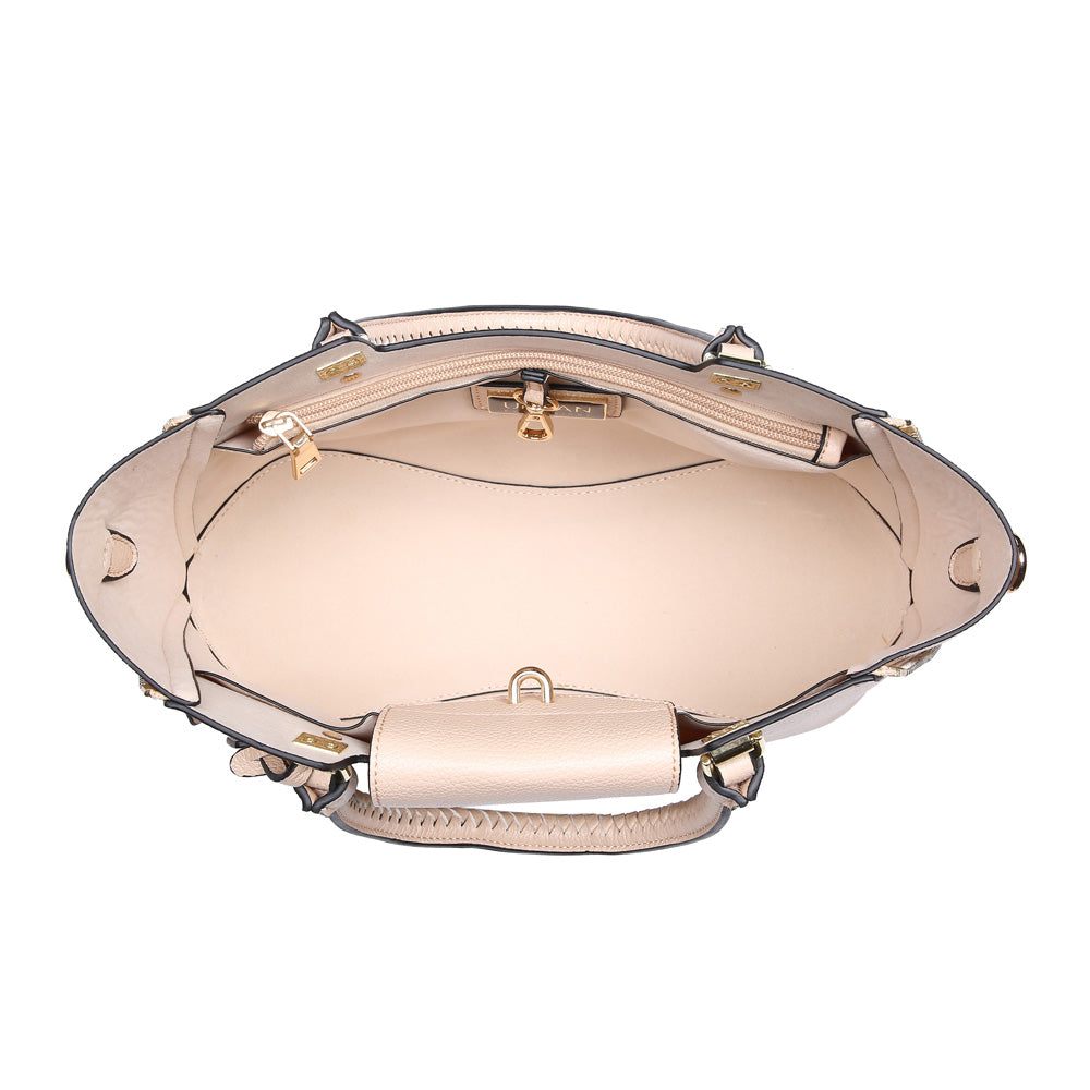 Product Image of Urban Expressions Phoenix Satchel NA-840611158543 View 4 | Nude
