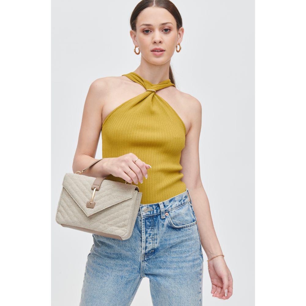 Woman wearing Natural Urban Expressions Grace Crossbody 840611106780 View 3 | Natural