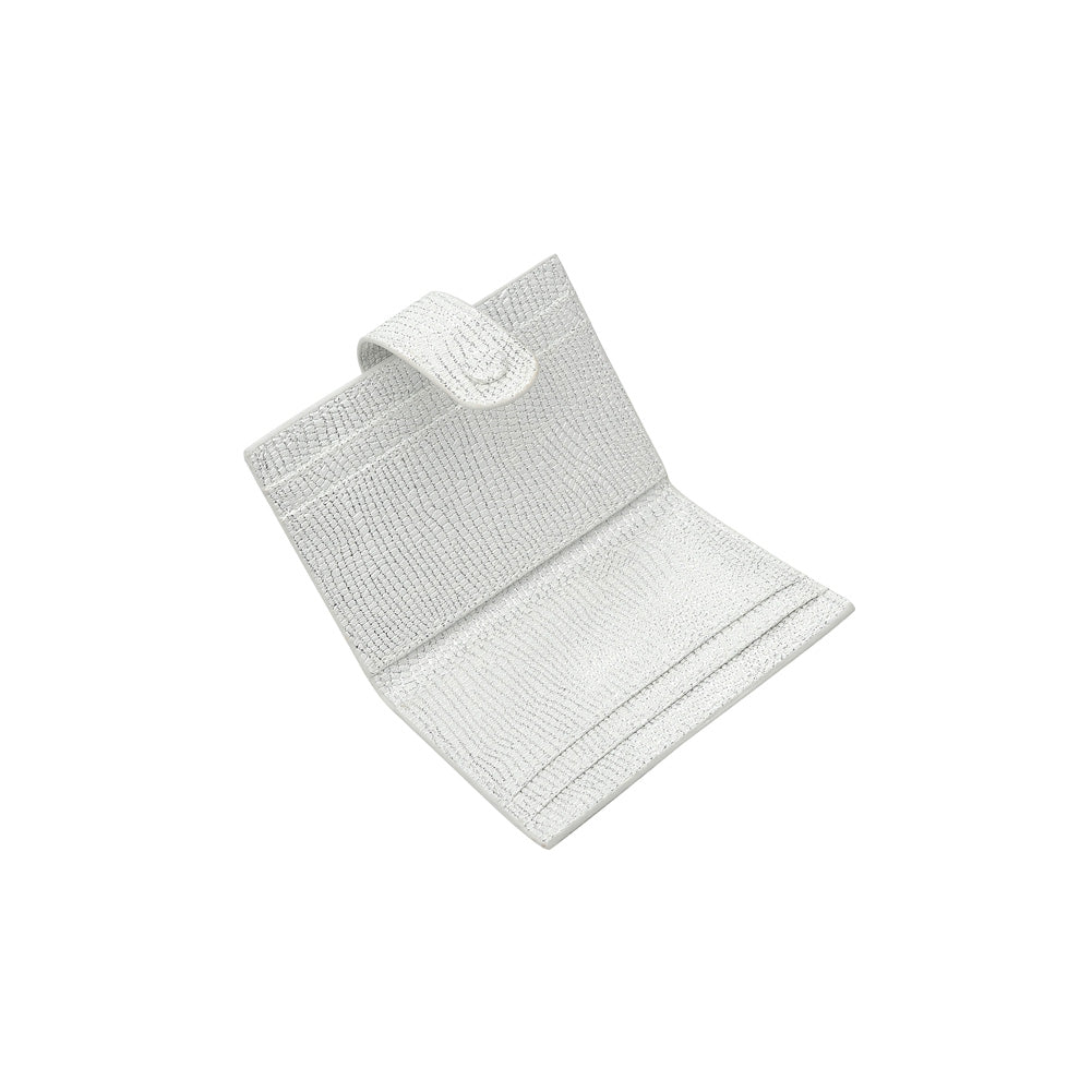 Product Image of Urban Expressions Lola Snake Card Holder 840611144379 View 4 | White