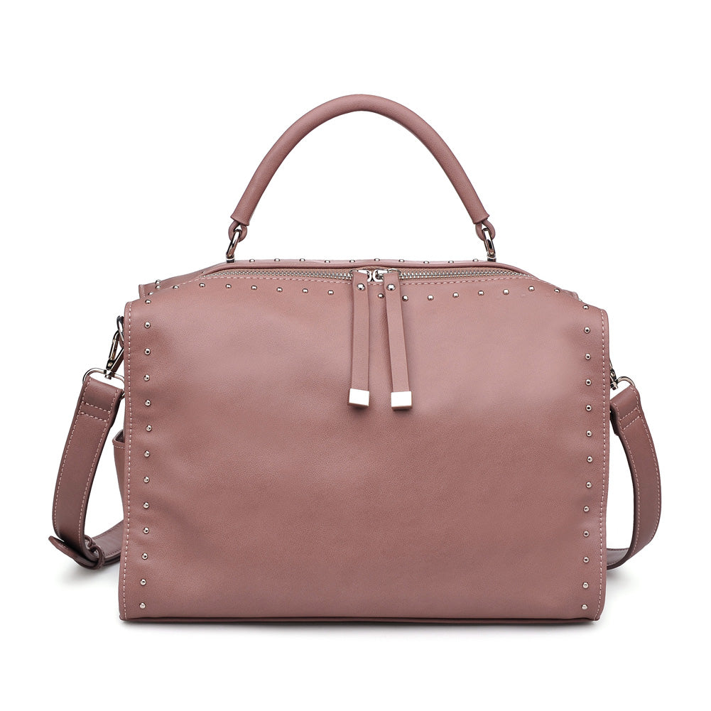 Product Image of Urban Expressions Madden Satchel 840611153760 View 1 | Mauve