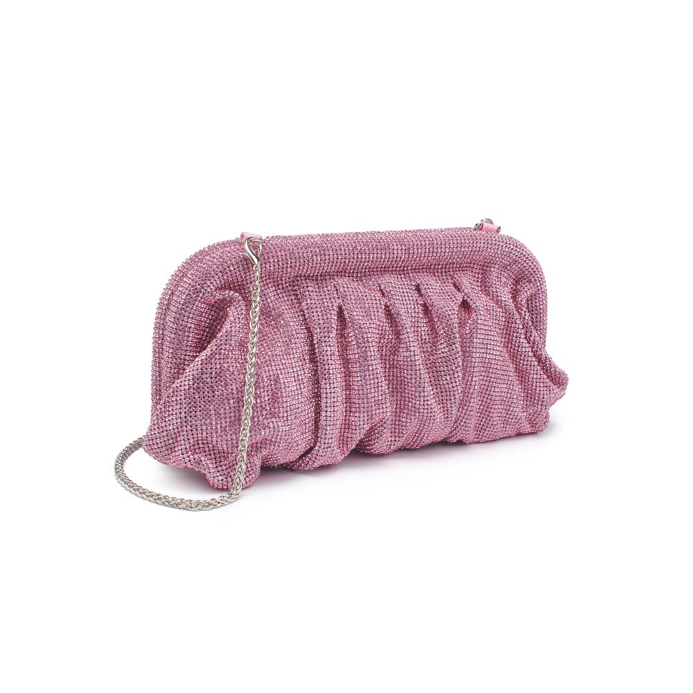 Woman wearing Pink Urban Expressions Irina Evening Bag 840611121660 View 6 | Pink