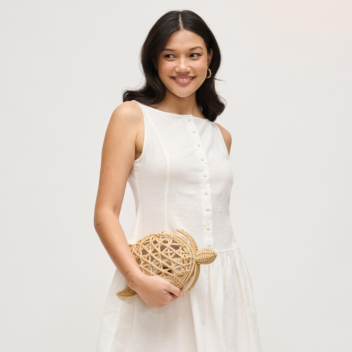 Woman wearing Natural Urban Expressions Leilani Crossbody 840504204791 View 4 | Natural