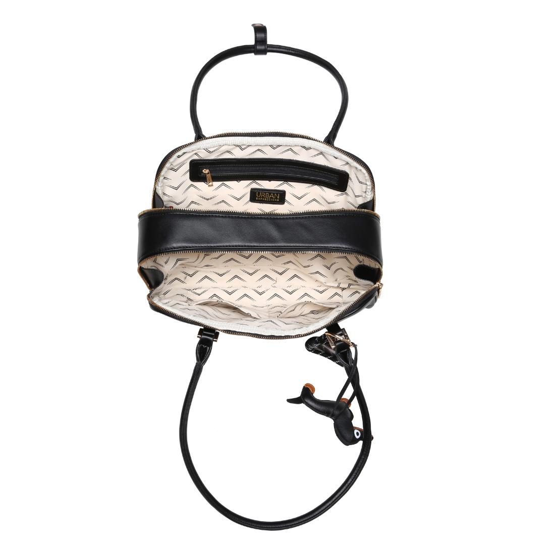 Product Image of Urban Expressions Ione Shoulder Bag 840611198082 View 4 | Matte Black