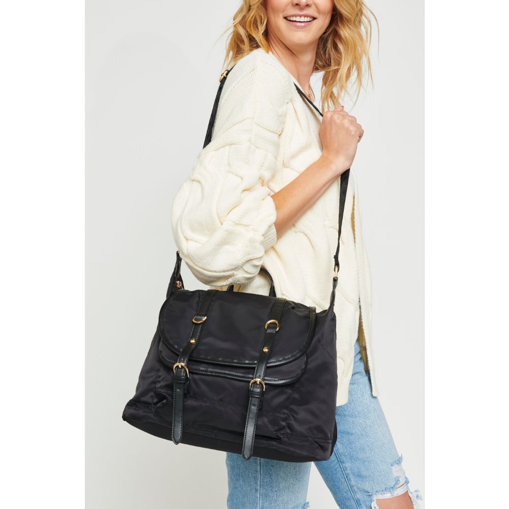 Woman wearing Black Urban Expressions Tango Messenger NA-840611154934 View 1 | Black