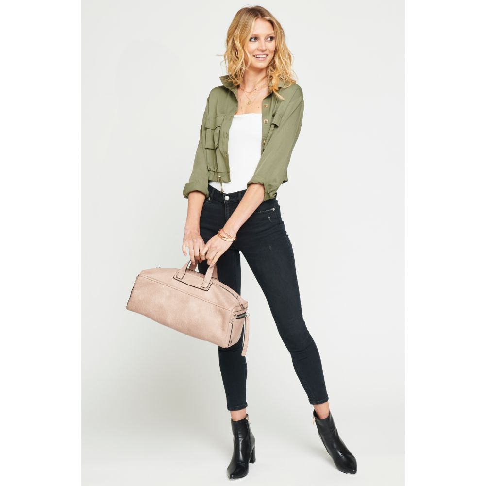Woman wearing Nude Urban Expressions Paloma Weekender NA-840611156884 View 1 | Nude