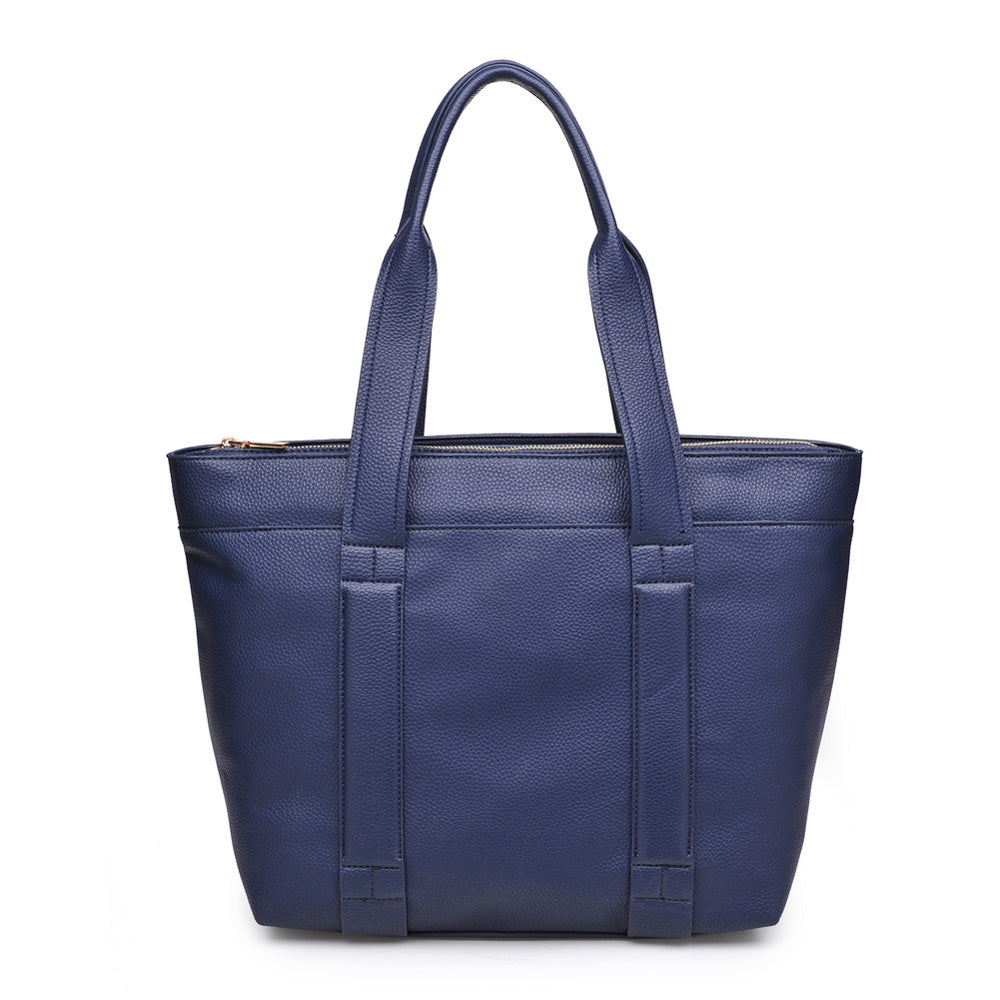Woman wearing Midnight Blue Urban Expressions Finn Tote NA-840611156051 View 5 | Midnight Blue